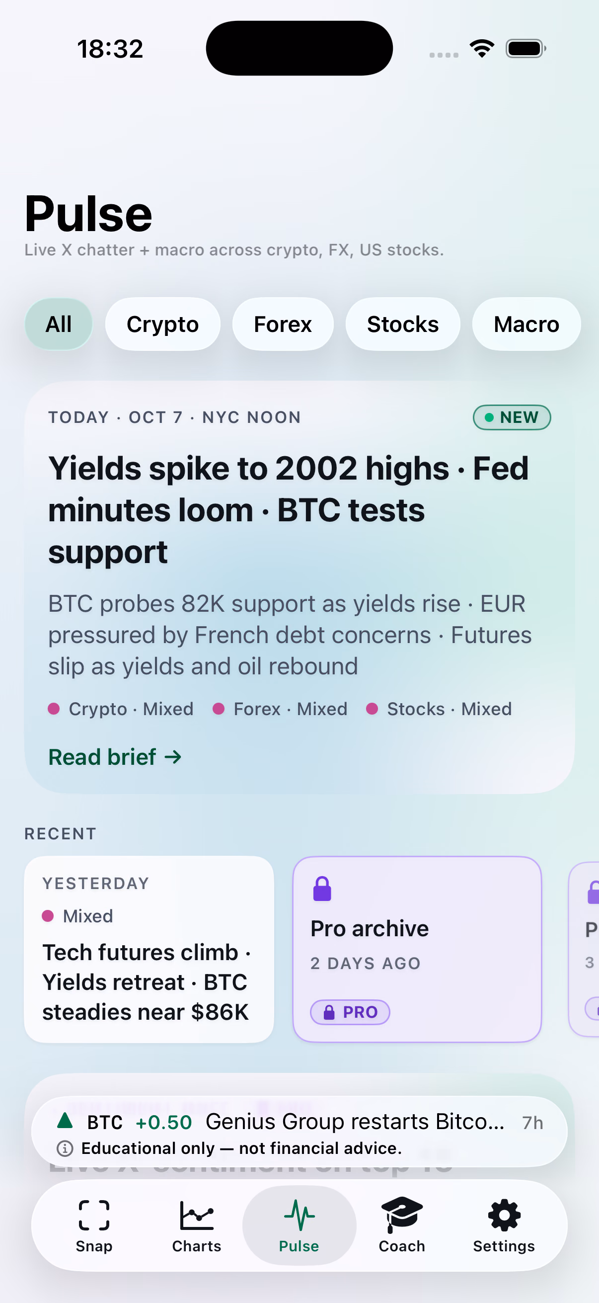 SnapPulse — Pulse: Daily brief and cross-market news.